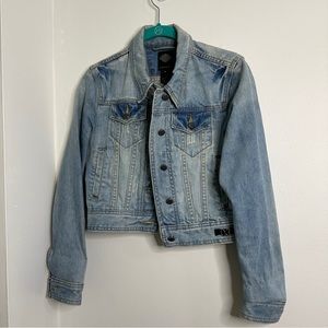 Harley-Davidson Cropped Denim Jacket